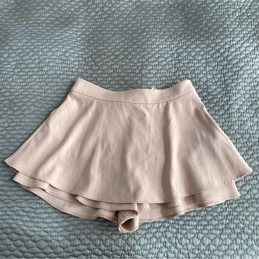 Zara Pink Ruffled Skirt